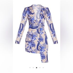Brand new, PLT nude formal wrap detail blazer dress! Perfect condition.